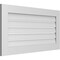Ekena Millwork Vertical Surface Mount PVC Gable Vent: Functional, w/ 3-1/2"W x 1"P Standard Frame, 42"W x 22"H GVPVE42X2201SF - alternate 4